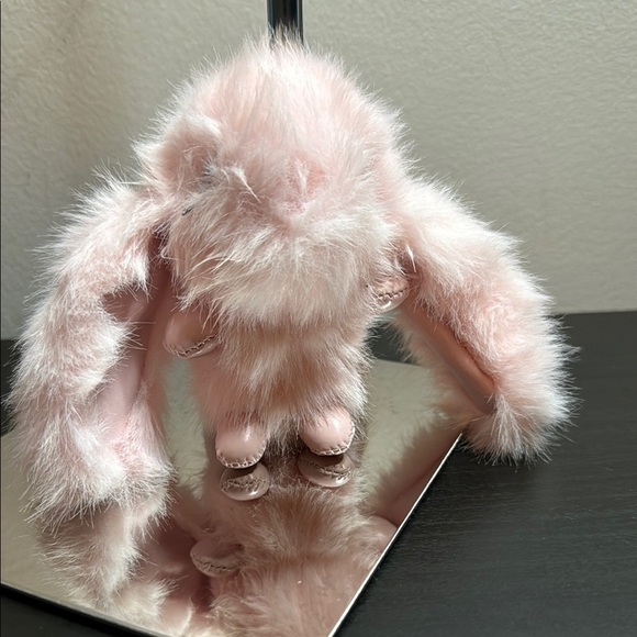 Pink Fluffy Keychain Accessory - Picture 1 of 4